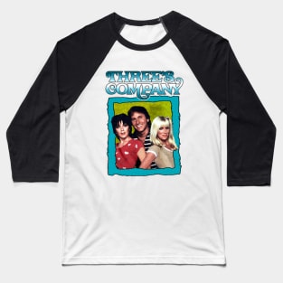 Retro Threes company 80s Aesthentic Baseball T-Shirt